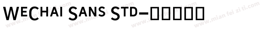 WeChai Sans Std字体转换